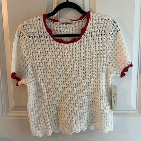 RD Style Tops - RD Style Charlotte Crochet Sweater - S